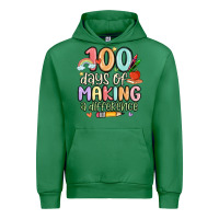 Emerald 100 days of making a difference Urban Hoodie - MaliasSmallBusiness