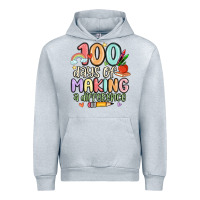 100 Days Of Making A Difference Urban Hoodie | Teevron