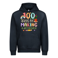 Navy 100 days of making a difference Urban Hoodie - MaliasSmallBusiness