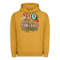 Pigment Peanut Butter 100 days of making a difference Urban Hoodie - MaliasSmallBusiness