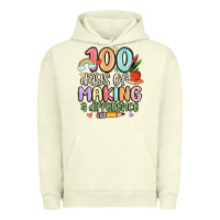 Pigment Pistachio 100 days of making a difference Urban Hoodie - MaliasSmallBusiness