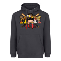 Smoke mom of both baseball and softball messy bun Heavyweight Hoodie - Zillion Design Studio