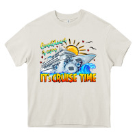 Cream Countdown Is Over It's Cruise Time Heavy Core Tee - CowhideDigitalArt