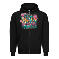 Black i hope karma slaps you in the face before i do Zipper Hoodie - Zillion Design Studio