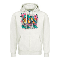 Oatmeal Heather i hope karma slaps you in the face before i do Zipper Hoodie - Zillion Design Studio