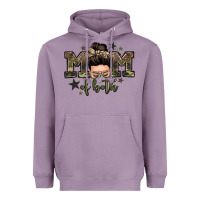Lavender mom of both boys messy bun Heavyweight Hoodie - Zillion Design Studio