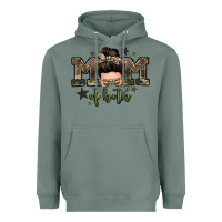 Sage mom of both boys messy bun Heavyweight Hoodie - Zillion Design Studio