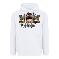 White mom of both boys messy bun Heavyweight Hoodie - Zillion Design Studio