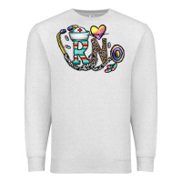 Oatmeal Heather Rn Premium Sweatshirt - CowhideDigitalArt