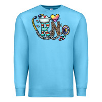 Ocean Blue Rn Premium Sweatshirt - CowhideDigitalArt