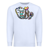 White Rn Premium Sweatshirt - CowhideDigitalArt