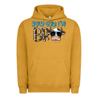 Pigment Peanut Butter holy cow i'm bro Urban Hoodie - MaliasSmallBusiness