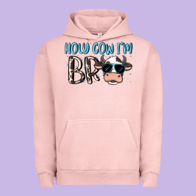 Holy Cow I'm Bro Urban Hoodie Designed By Maliassmallbusiness