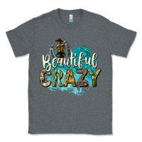 Charcoal Heather beautiful crazy Classic Tee - texasbilliewilder
