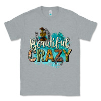 Heather Grey beautiful crazy Classic Tee - texasbilliewilder