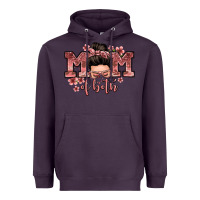 Plum mom of both messy bun Heavyweight Hoodie - Zillion Design Studio