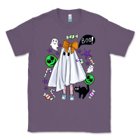 Lavender cute ghost halloween Classic Tee - BundleAndBundleShop