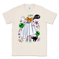 Natural cute ghost halloween Classic Tee - BundleAndBundleShop