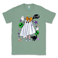 Sage cute ghost halloween Classic Tee - BundleAndBundleShop