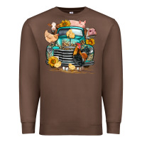 Chestnut farm truck farm animals Premium Sweatshirt - FaDigitalArtStudio