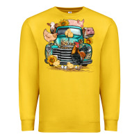 Lemon farm truck farm animals Premium Sweatshirt - FaDigitalArtStudio