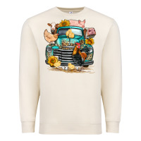 Sandshell farm truck farm animals Premium Sweatshirt - FaDigitalArtStudio
