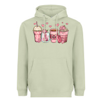 Matcha mother's day floral coffee cups Heavyweight Hoodie - Zillion Design Studio