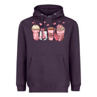 Plum mother's day floral coffee cups Heavyweight Hoodie - Zillion Design Studio