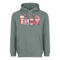 Sage mother's day floral coffee cups Heavyweight Hoodie - Zillion Design Studio
