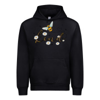 Black bee kind Urban Hoodie - MaliasSmallBusiness