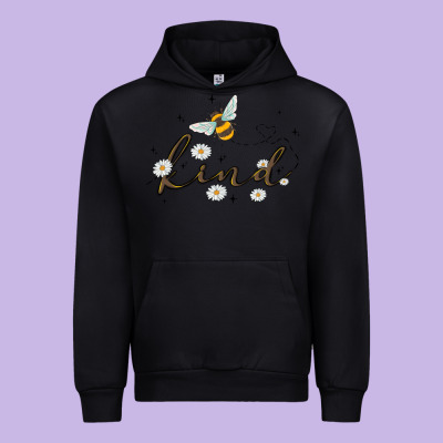 Bee Kind Urban Hoodie Designed By Maliassmallbusiness