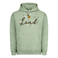 Pigment Oil Green bee kind Urban Hoodie - MaliasSmallBusiness