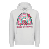 Dove Grey nurse life spring rainbow Premium Hoodie - BarkalooDesign