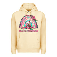 Pina Colada nurse life spring rainbow Premium Hoodie - BarkalooDesign