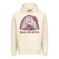 Sandshell nurse life spring rainbow Premium Hoodie - BarkalooDesign