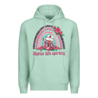 Seafoam nurse life spring rainbow Premium Hoodie - BarkalooDesign
