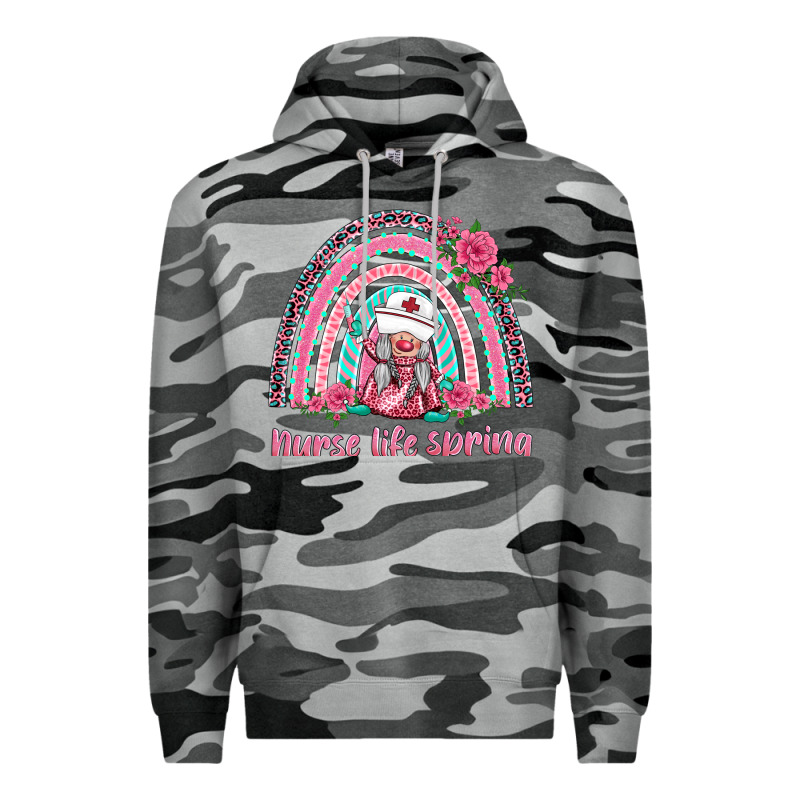 Nurse Life Spring Rainbow Premium Hoodie by BarkalooDesign | Teevron