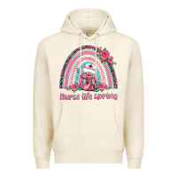 Tofu nurse life spring rainbow Premium Hoodie - BarkalooDesign