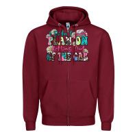Burgundy i didn't plan on getting out of the car Zipper Hoodie - Zillion Design Studio