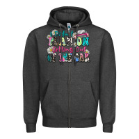 Charcoal Heather i didn't plan on getting out of the car Zipper Hoodie - Zillion Design Studio