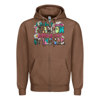 Chestnut i didn't plan on getting out of the car Zipper Hoodie - Zillion Design Studio