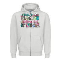 Dove Grey i didn't plan on getting out of the car Zipper Hoodie - Zillion Design Studio