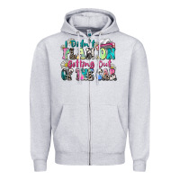 Heather Grey i didn't plan on getting out of the car Zipper Hoodie - Zillion Design Studio