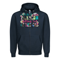 Navy i didn't plan on getting out of the car Zipper Hoodie - Zillion Design Studio