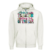Oatmeal Heather i didn't plan on getting out of the car Zipper Hoodie - Zillion Design Studio