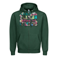 Sports Green i didn't plan on getting out of the car Zipper Hoodie - Zillion Design Studio