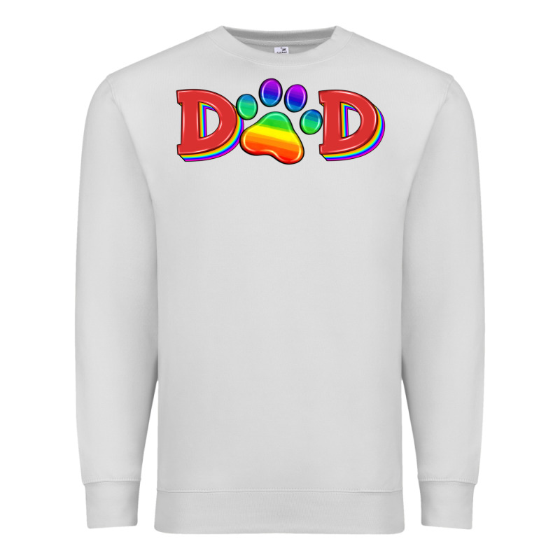 Lgbtq Dad And Paw Premium Sweatshirt by HRA Design Shop | Teevron