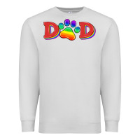 Dove Grey lgbtq dad and paw Premium Sweatshirt - HRA Design Shop