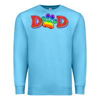 Ocean Blue lgbtq dad and paw Premium Sweatshirt - HRA Design Shop