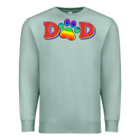 Seafoam lgbtq dad and paw Premium Sweatshirt - HRA Design Shop